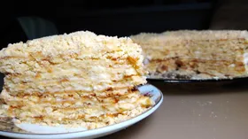 Медовый торт с кремом, замена торту Медовик