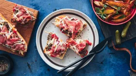 Рецепты с грибами, мягкими сырами и мясной гастрономией