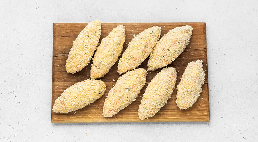 Котлеты из крабовых палочек