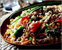Рис с овощами по-вьетнамски