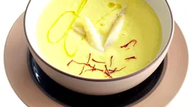 Суп-крем из спаржи со сливками