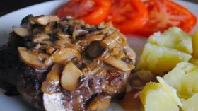 Рецепты с алкоголем, соусами и говядиной