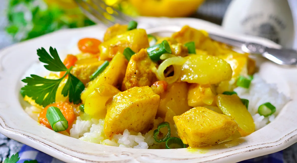 Курица по-индийски