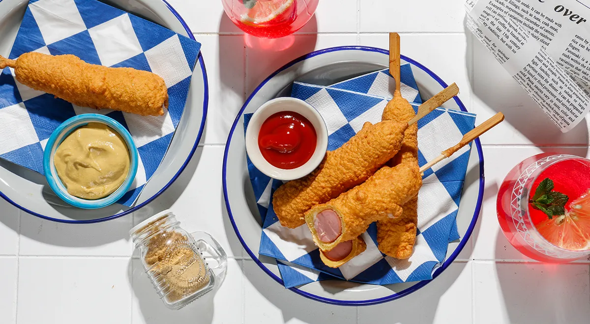 Рецепт корн-догов с сосиской и сыром