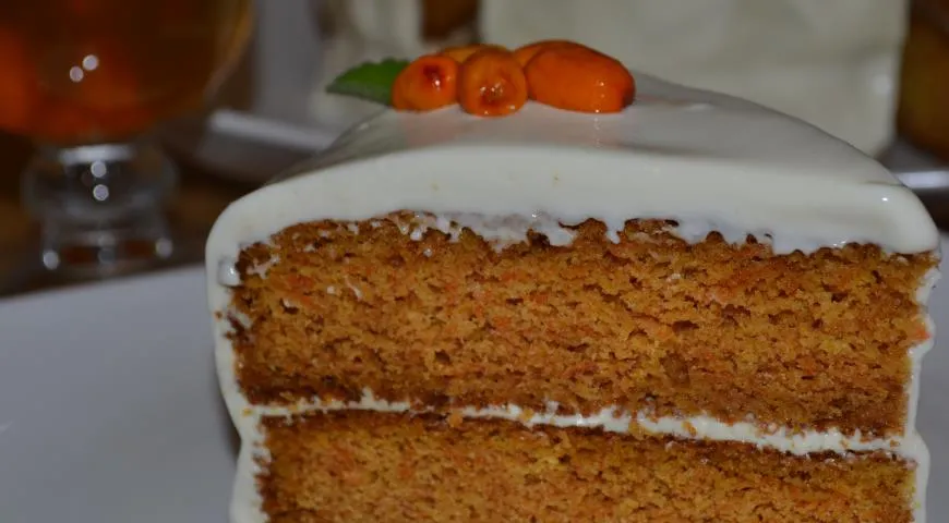 Морковный пирог из кукурузной муки