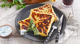 Рецепты с молочной продукцией, мукой пшеничной и рассольными сырами