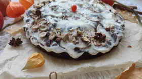 Рецепты с фруктами, сливками и орехами