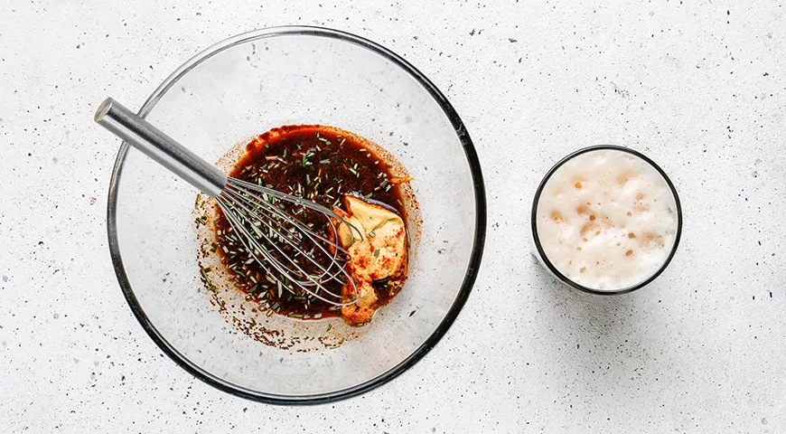 Свиные ребра в пиве