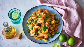 Рецепты с креветками и манго