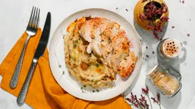 Обжаренное картофельное пюре с луком