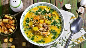 Рецепты с маслом растительным, курятиной и плавлеными сырами