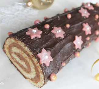 Торт-полено Рождественская сказка