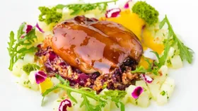 Рецепты с алкоголем, сельдереем и морепродуктами