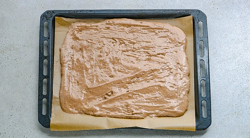 Шоколадное полено с фундуком