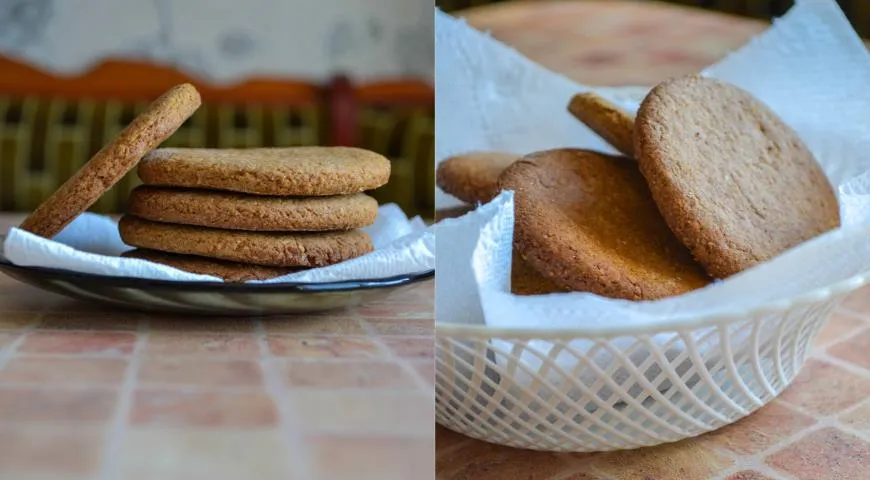 Рецепт овсяного печенья из цельнозерновой муки