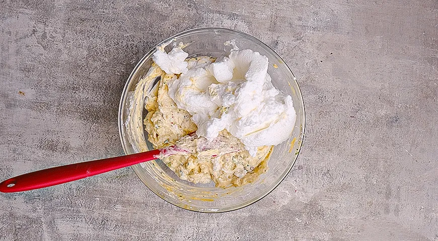 Сырное суфле с брокколи