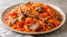 Мясо под маринадом