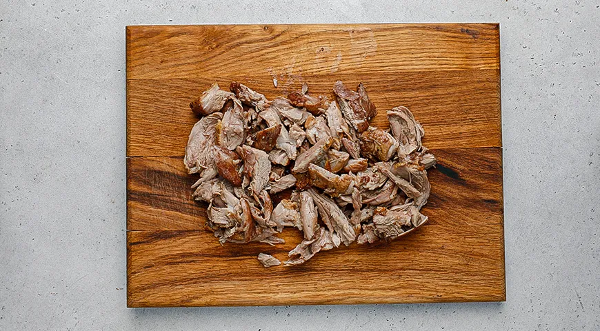 Пирог с уткой и красным вином