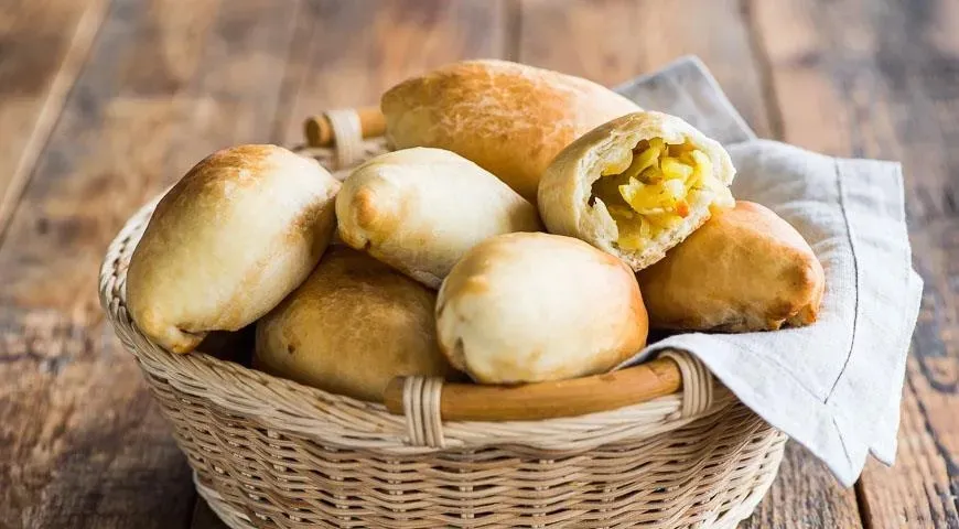 Постные пирожки с картошкой