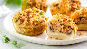 Рецепты с твёрдыми сырами, хлебом и ветчиной