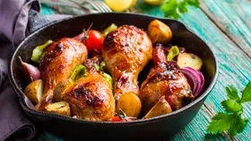 10 лучших рецептов куриных ножек на сковороде