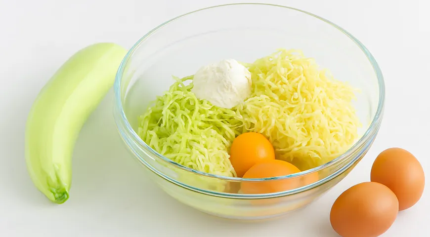 Лепешки из кабачков с сыром