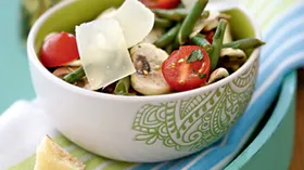 Рецепты с грибами, сырами и черри