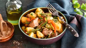 Жаркое по-деревенски со свининой