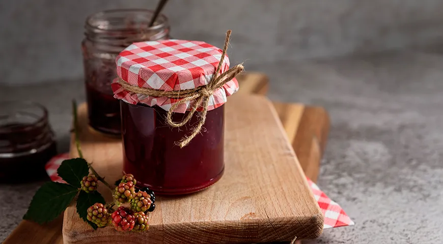 Ежевичное варенье с апельсинами