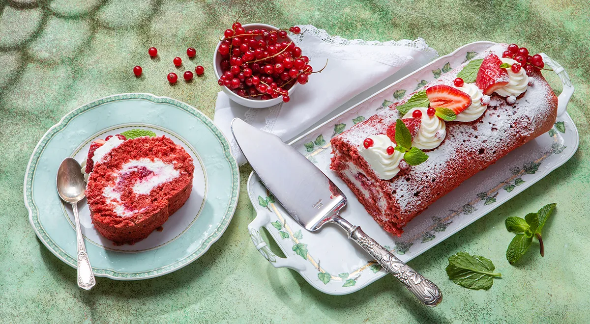 Рулет «Красный бархат»