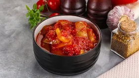 Лечо в томатном соке на зиму