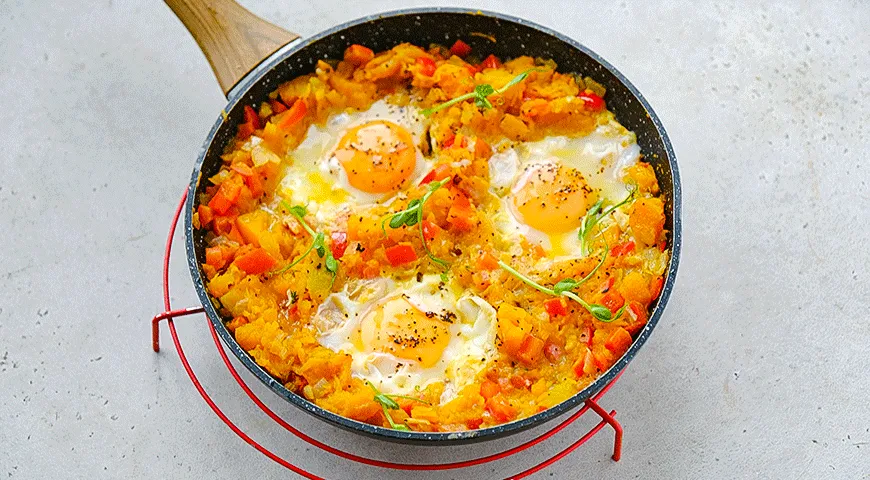 Шакшука с тыквой