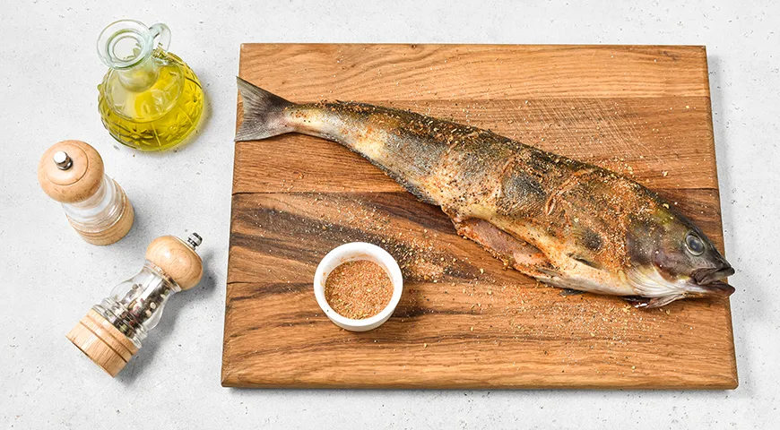 Терпуг, запеченный в фольге