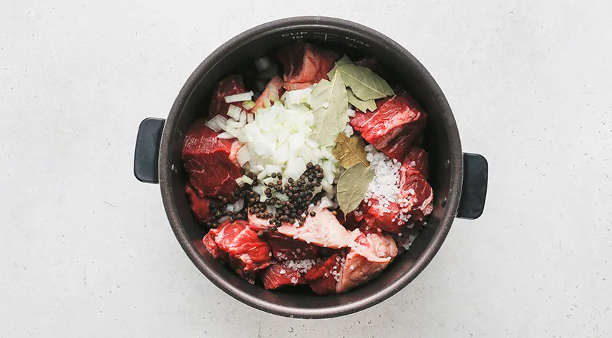 Домашняя тушёнка из говядины (в мультиварке)