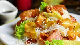 Рецепты на обед с лапшой и салатом