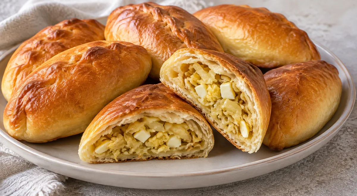 Пирожки с капустой и яйцом