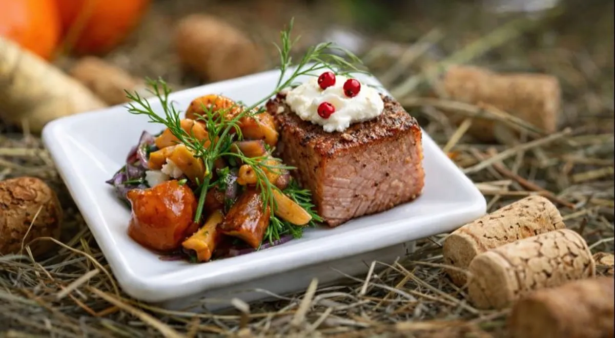 Канапе из свинины для мужчин