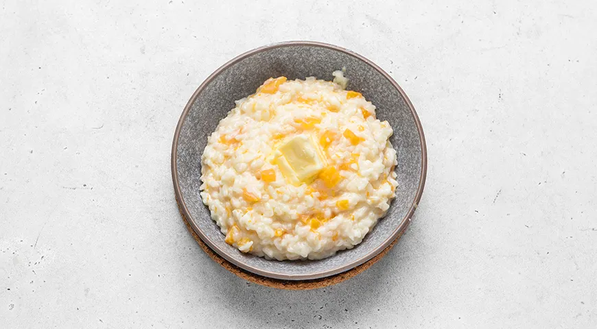 Рисовая каша с тыквой в мультиварке