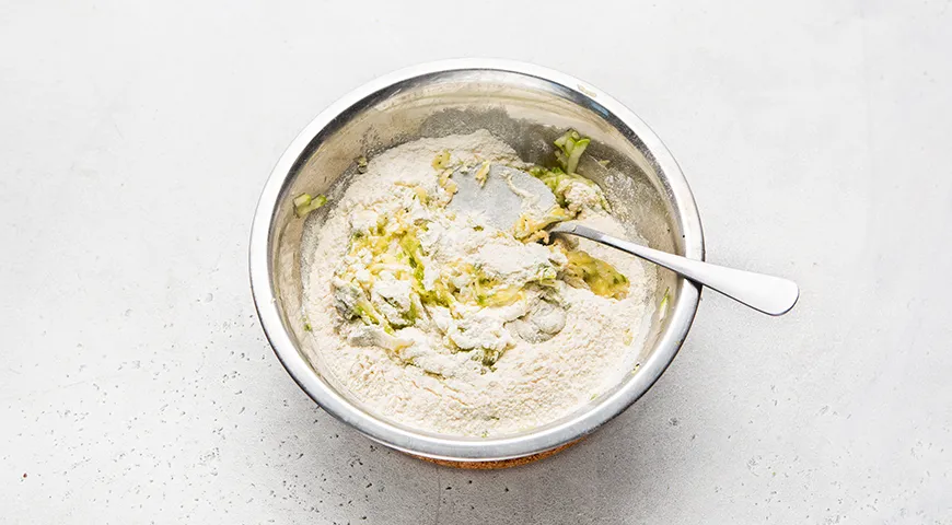 Пицца из кабачков на сковороде