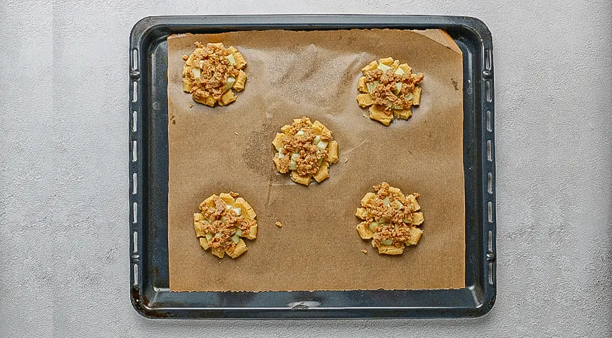 Яблочные крамбл-куки