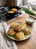 Ленивые пирожки с картошкой