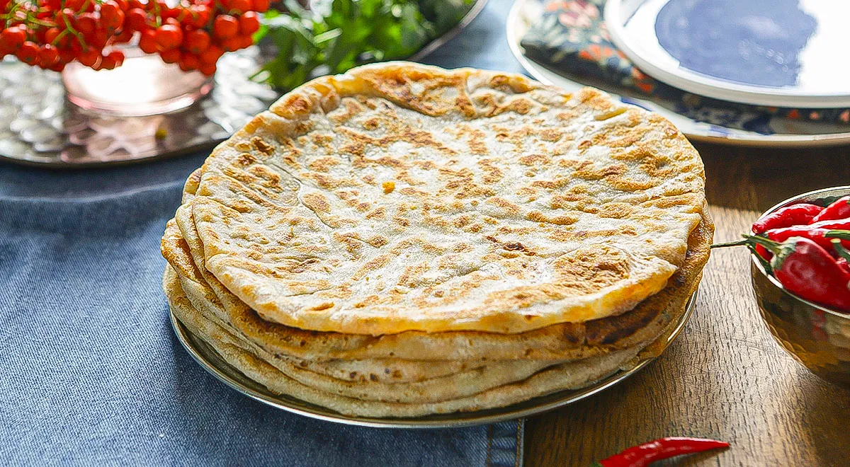 Рецепт лепешек роти с картофелем