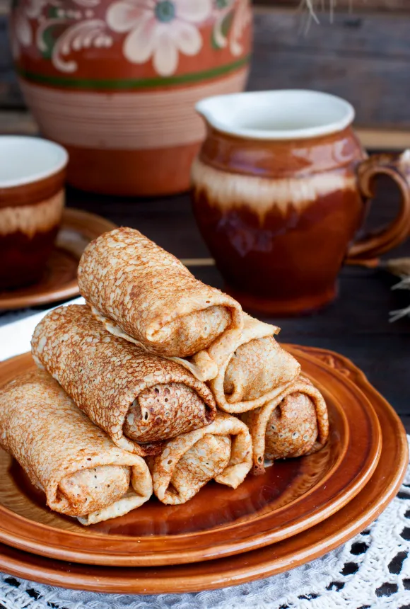 Блинчики с мясом