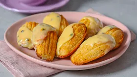 Печенье «Мадлен» с маракуйей