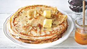 Блины тонкие на обед