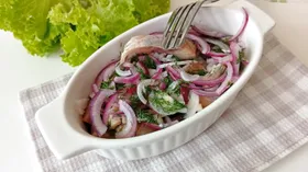 Заправка для сельди с зеленью и луком