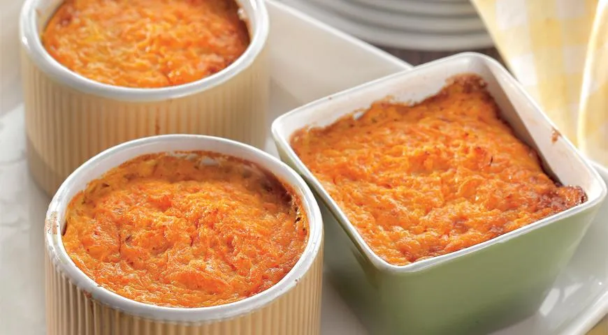 Морковный флан