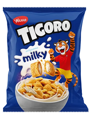 TIGORO Подушечки  молочно-кремовые 90г