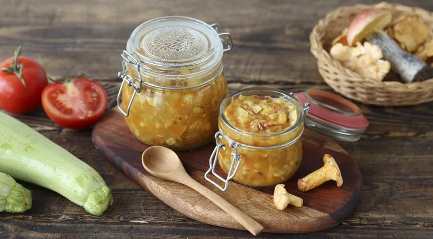 Рецепт кабачковой икры с грибами