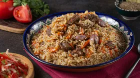 Домашний плов из баранины в казане